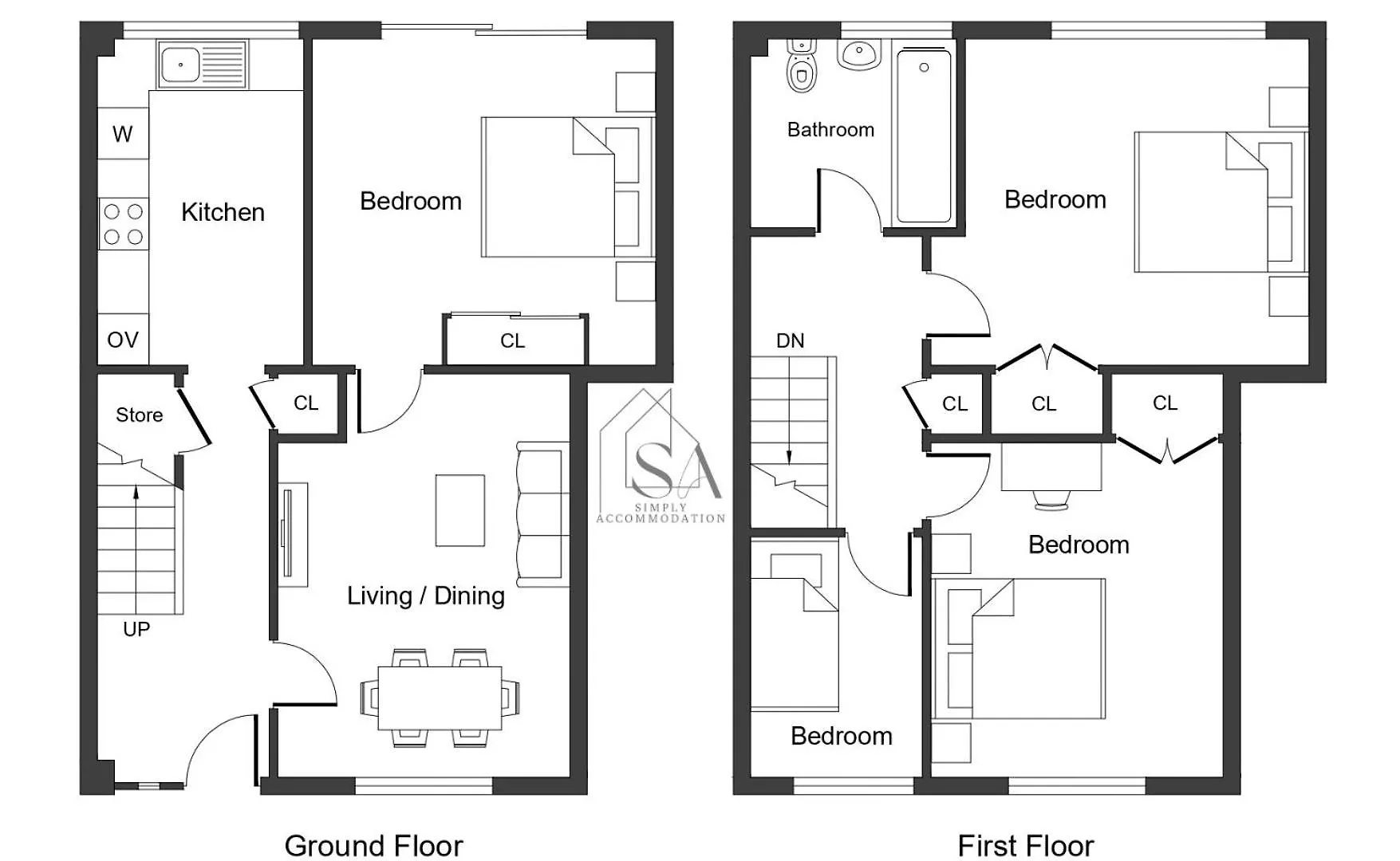 Apartment 4 Bedroom Fully Furnished House - Private Garden - 8 Mins To Lgw Airport - Free Parking Crawley